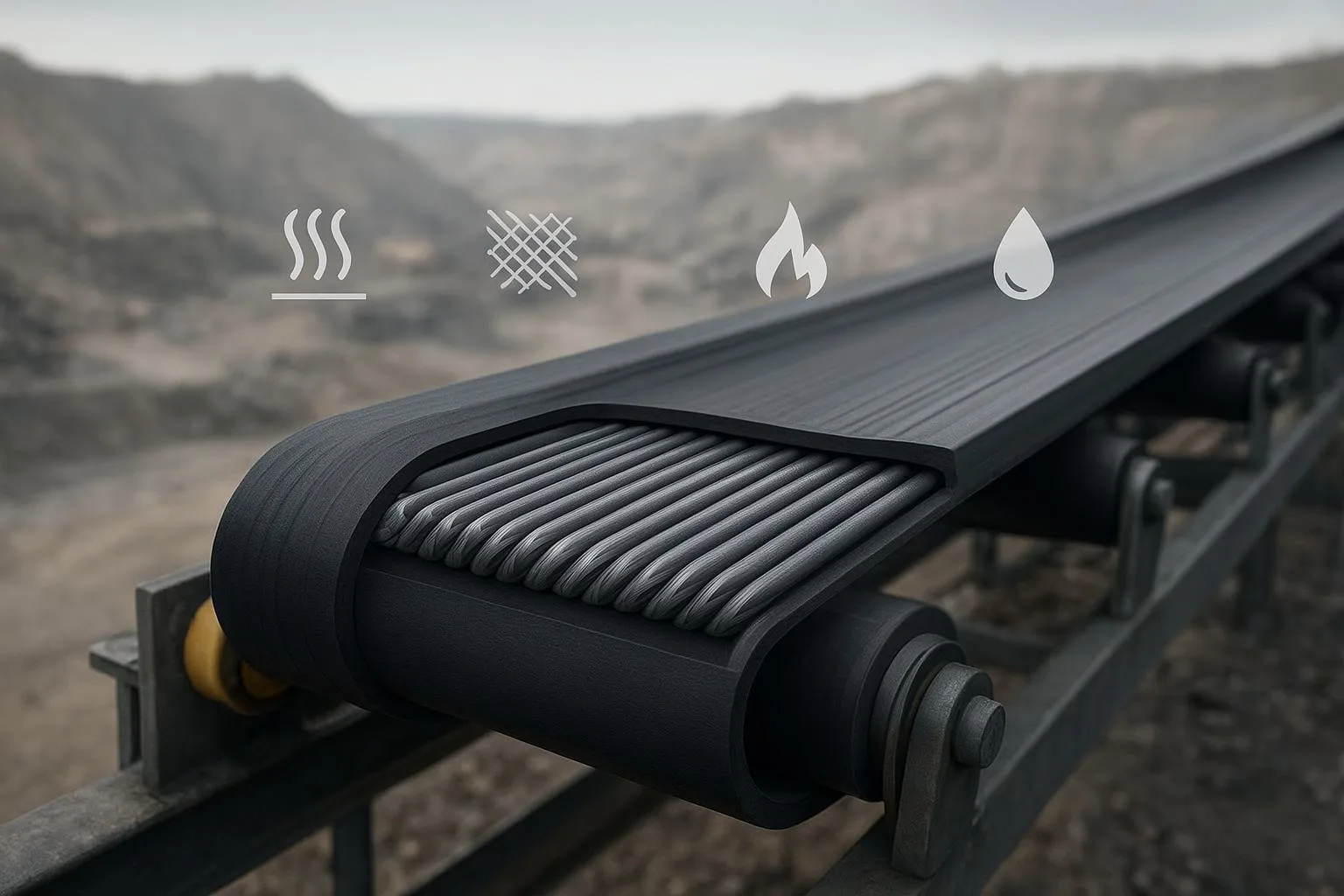 6 mejores bandas transportadoras de cable de acero (2026)